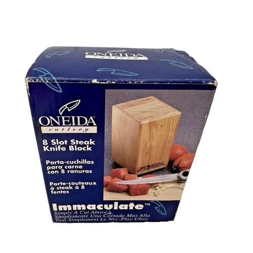 ONEIDA‎ Immaculate Cutlery 8 Slot Steak 4.5